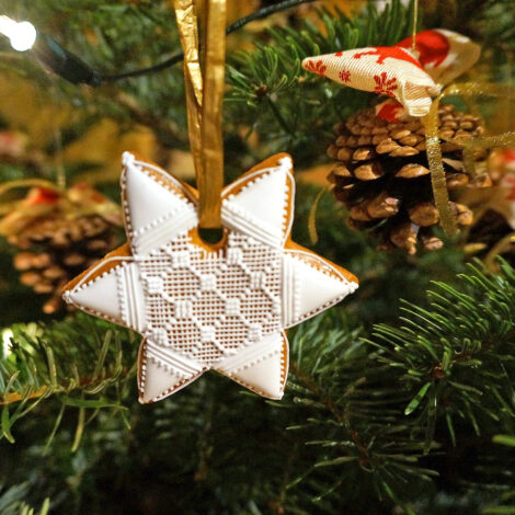 Selbstgemachter Christbaumschmuck