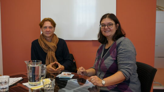 Wolfgang Brillmann, GF der soogut Märkte NÖ im Gespräch mit Daniela Capano.