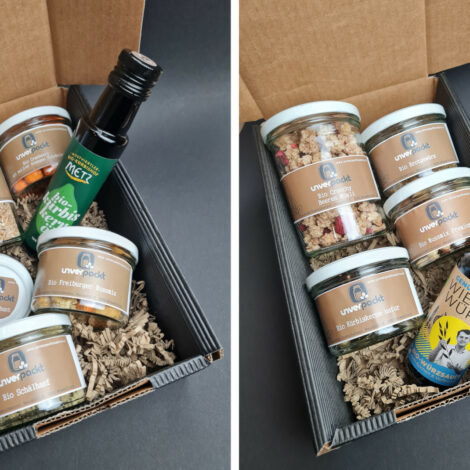 Geschenkboxen mit Spezialitäten zu gewinnen.